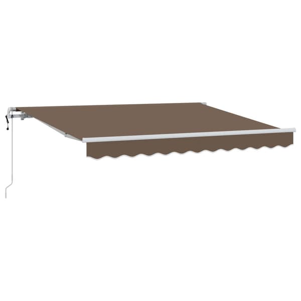 Utdragbar markis Taupe 450 × 300 cm