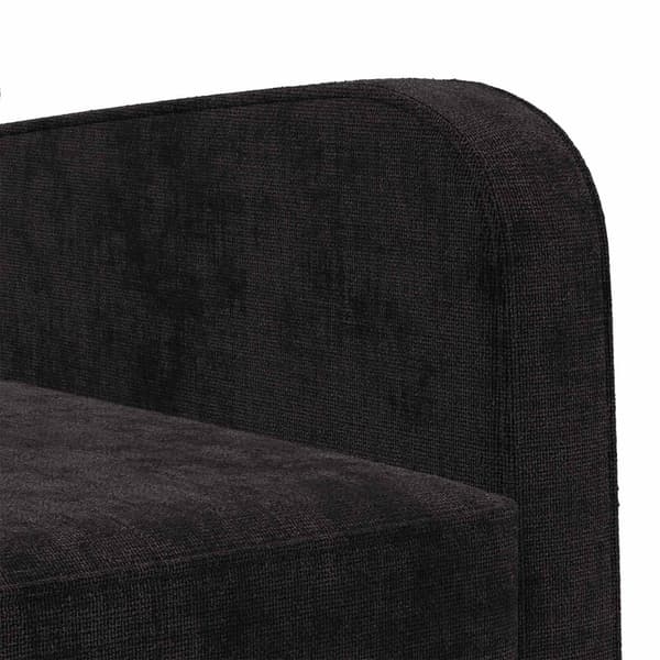 Fåtölj Svart Chenille