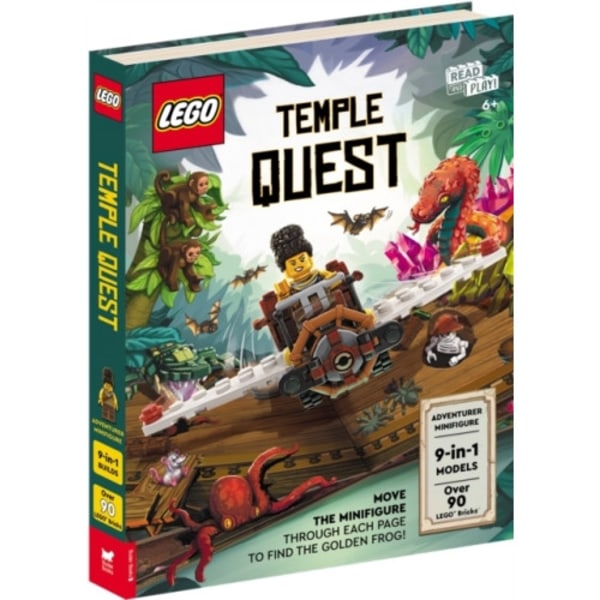 LEGO®  Books: Temple Quest (with adventurer minifigure, nine buildable models, play scenes and over 90 LEGO elements) (inbunden, eng)