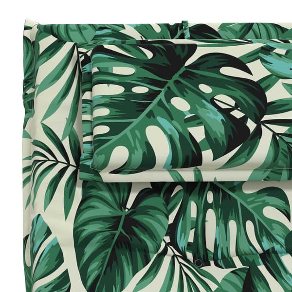 Solstol Kudde GEMERT 100% Polyester Bladmönster 190 x 50 x 9 cm