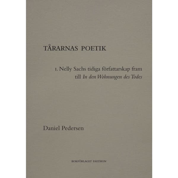 Tårarnas poetik (bok, danskt band)