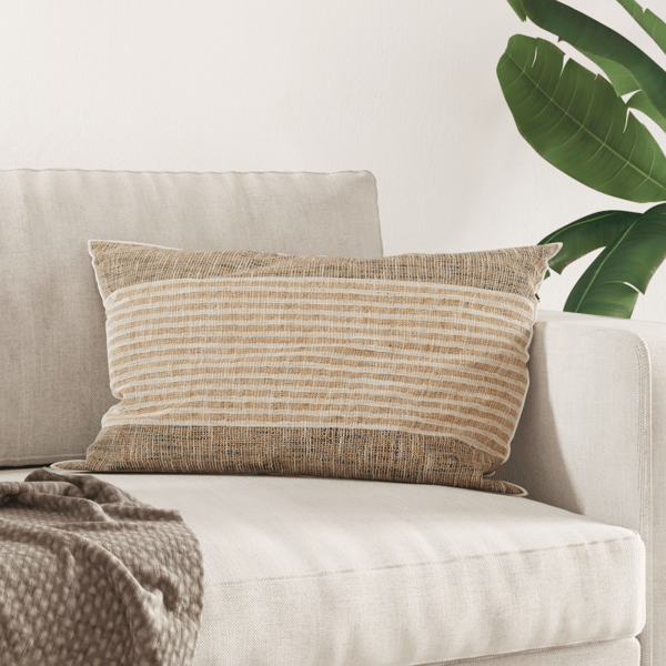 Kudde med kudde 2 pcs Vit 80 x 40 x 20 cm Bomull och Polyester