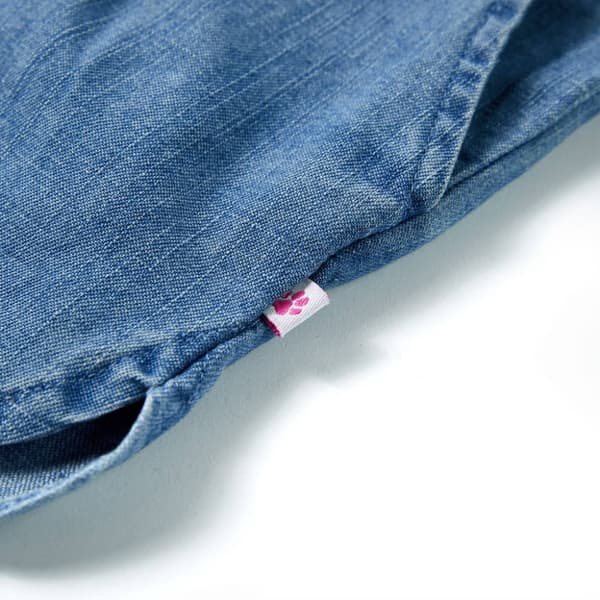 Barnshorts denimblå 128