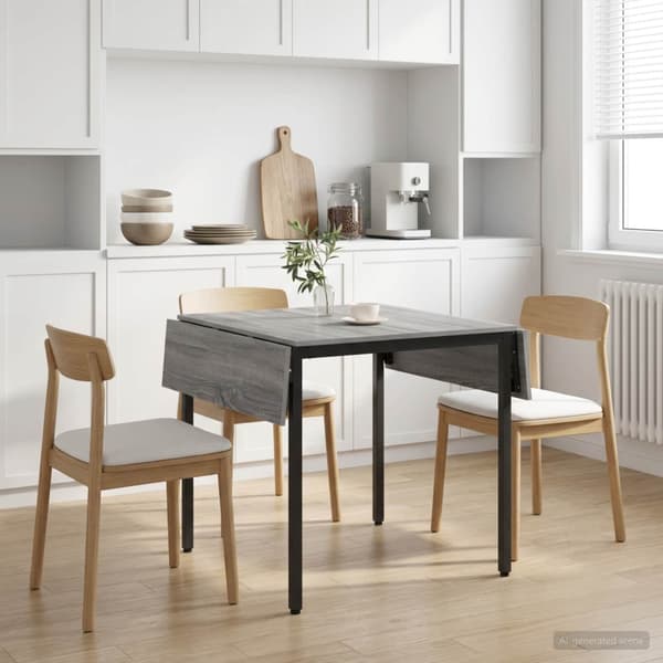 Utbyggbart matbord 120 x 81,5 x 75 cm Konstruerat trä