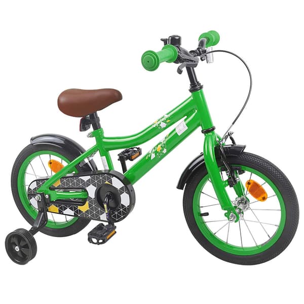 Barncykel 12 Tum för 2-4 åringar Grön