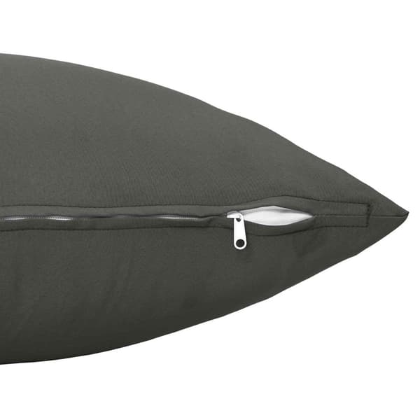 Kuddöverdrag 2 st HEERLEN Antracit 50 x 75 cm Polyester