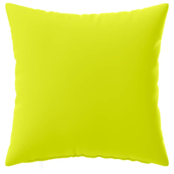 Kuddöverdrag 12 st HEERLEN Klart grön. 40 x 40 cm Polyester