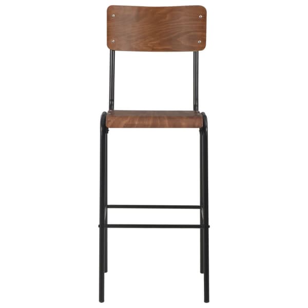 Bargrupp 3 delar stål brun svart