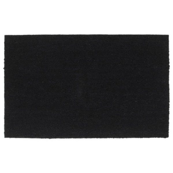 Dörrmatta svart 50x80 cm tuftad kokos