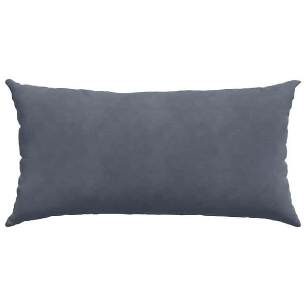 Sofakuddar 2 pcs Mörkgrå 80 x 40 cm Kordread tyg