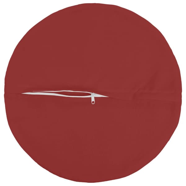 Kuddöverdrag 6 st HEERLEN Vinröd Ø 30 cm Polyester