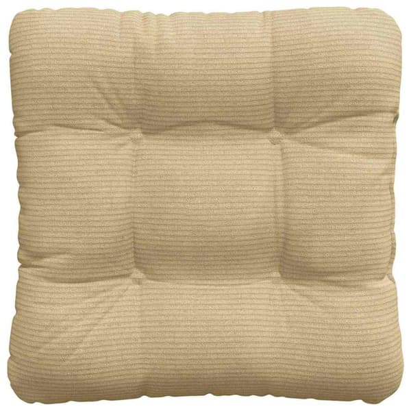 Sittkuddar 4 pcs Grågrön 40 x 40 cm Kordread tyg