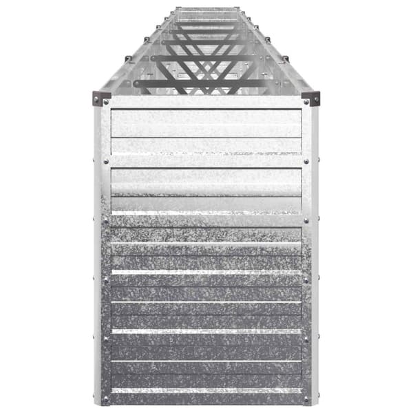Höjd Trädgårdsbädd Silver 600 x 40 x 55 cm galvaniserad