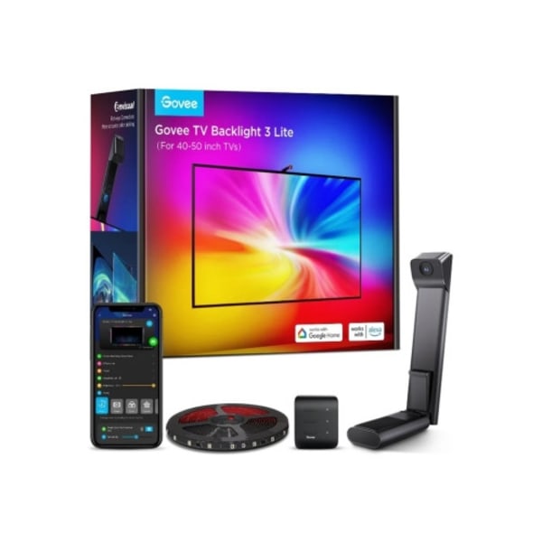 Govee TV Backlight 3 Lite H6097 - screen mirror camera - LED - 30 LEDs/m - 24 W - RGBICW - 4000 K