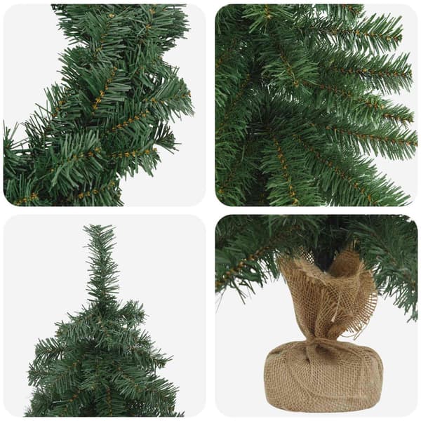 Mini-julgransset 45 cm PVC Grön