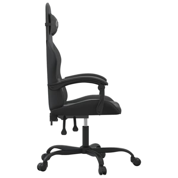 Gamingstol svart konstläder