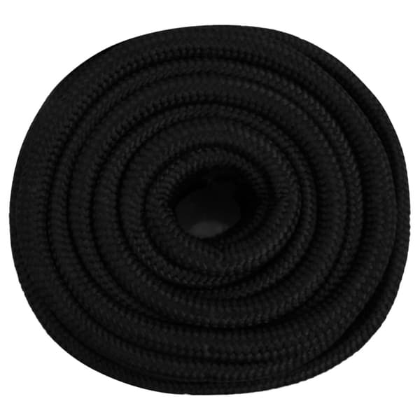 Rep svart 20 mm 50 m polyester