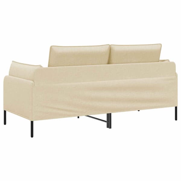 2-sits soffa Gräddvit 188 x 81 x 89 cm Tyg