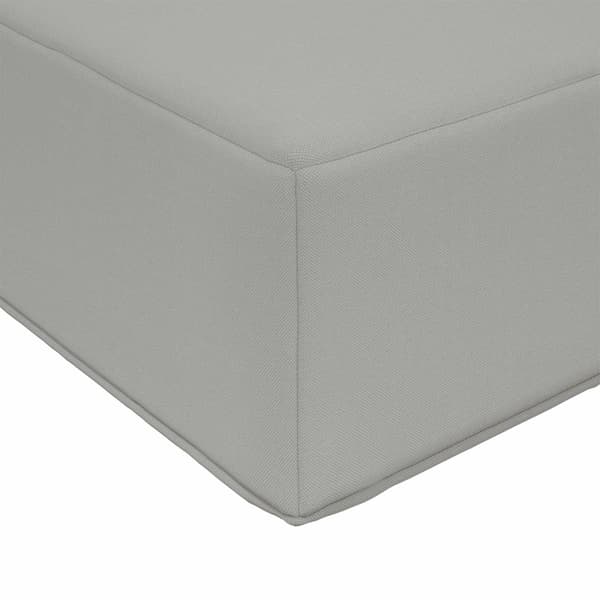 Utomhus sitskudde Grå 111,5 x 40 x 8 cm 100% Polyester