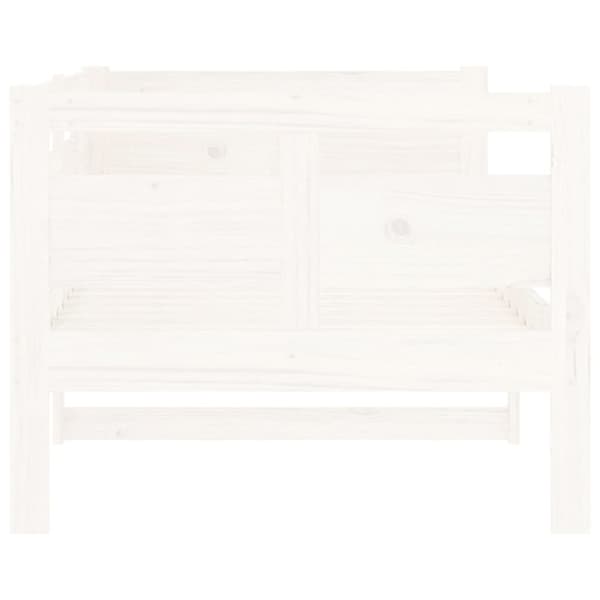 Dagbädd vit 80x200 cm massiv furu