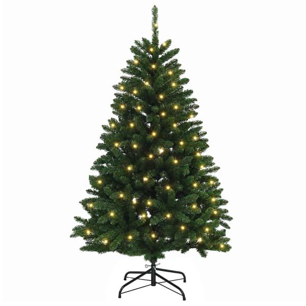 Plast Hingad Julgran 150 cm 150 LED-lampor Varmvit
