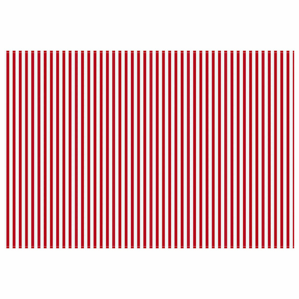 Markisväv Röd och Vit 450 × 300 cm Polyester