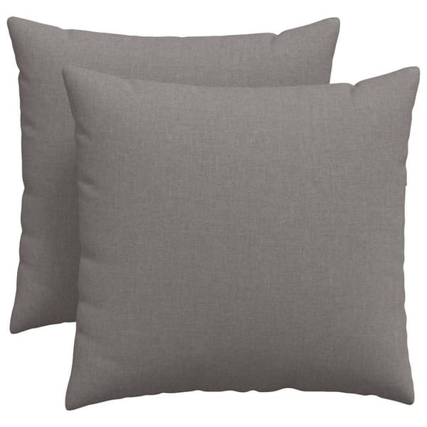 Sofakuddar 2 pcs Taupe 50 x 50 cm tyg