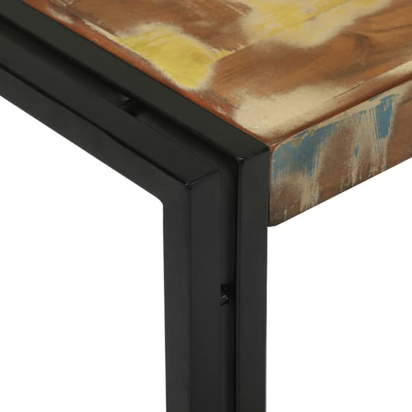 Kaffeebord 2 pcs Flerfärgsdesign Solid återvunnen trä
