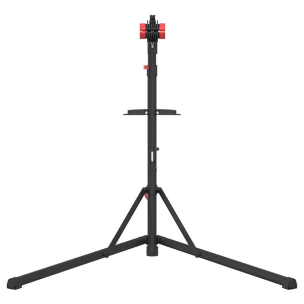 Cykelmonteringsställ hopfällbart 92-152 cm röd stål