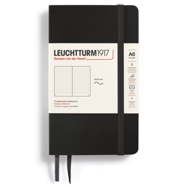 LT NOTEBOOK A6 Soft Dotted Black