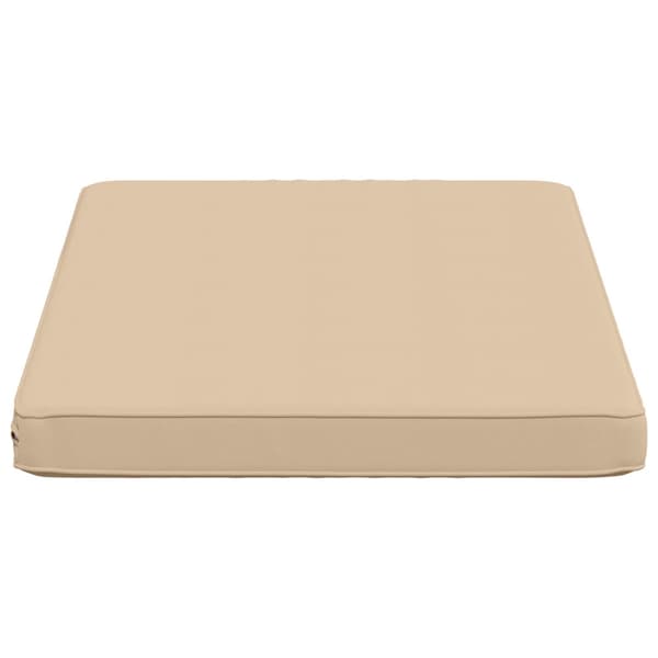 1-delad Bänk Kudde VUGHT 100% Polyester Gräddvit 80 x 50 x 5 cm