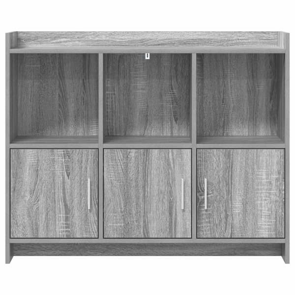 Sideboard Grå Sonoma 98,5 x 33 x 80 cm Konstruerat trä
