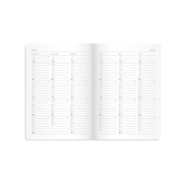 Calendar Monthly Planner 2027 eng. text