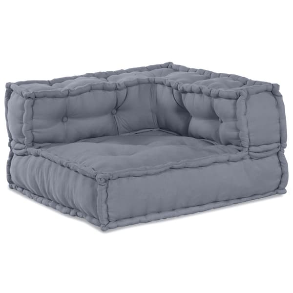 Modulsofa enhet 3 pcs Grå Tyg