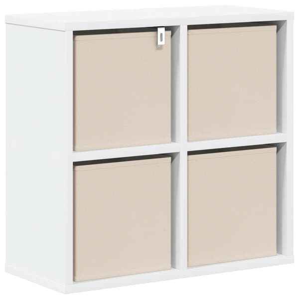 Sideboard med låda Vit 49,5 x 22 x 47 cm