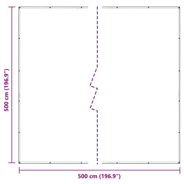Tarpulin Transparent 5 x 5 m PVC