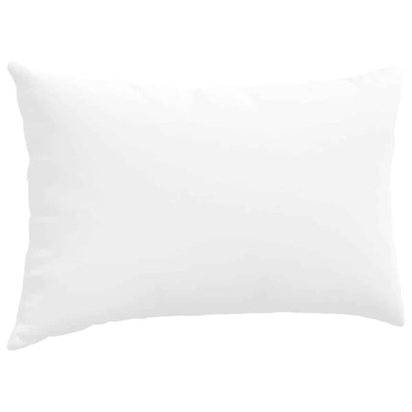 Sofakuddar 2 pcs Vit 50 x 30 cm tyg