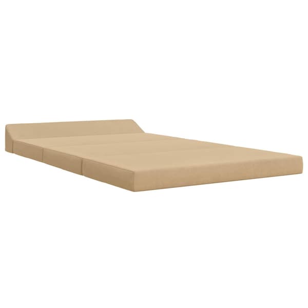 Fällbar Soffbed Grön grå 120 x 60 x 49 cm Tyg