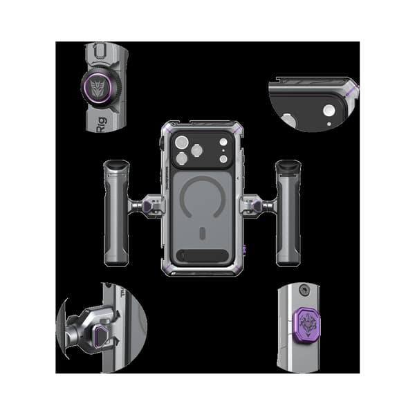 SmallRig 5585 Megatron Edition Mobile Dual Handheld Kit for iPhone 17 Pro
