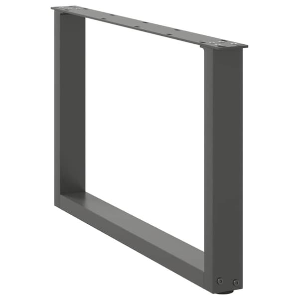 Soffbordsben U-formade 2 st antracit 70x(42-43) cm stål