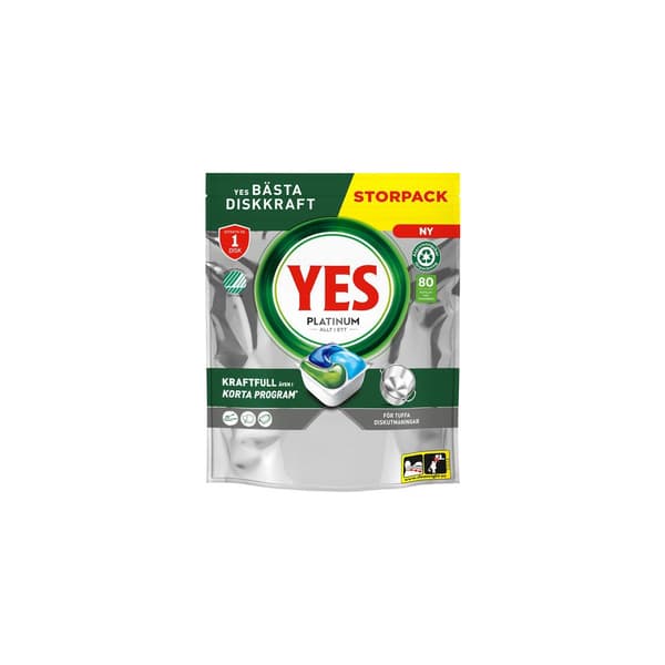 Maskindisk YES Platinum tabletter 80/fp