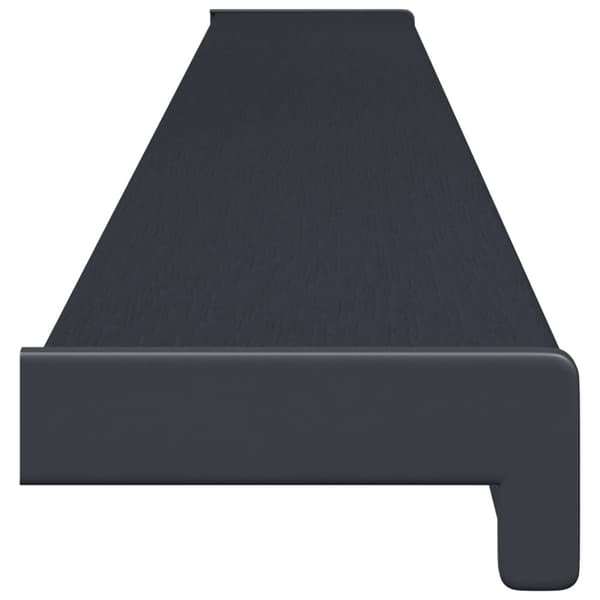 Fönsterbräda Anthracit med träådring 120 x 10 x 4,5 cm PVC