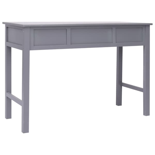 Skrivbord grå 110x45x76 cm trä