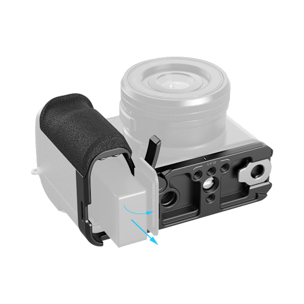 SmallRig 5061 L-Shape Mount Plate with Silicone Handle for Sony A6700