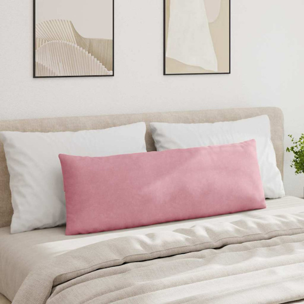Sofakuddar 2 pcs Rosa 120 x 40 cm Kordread tyg