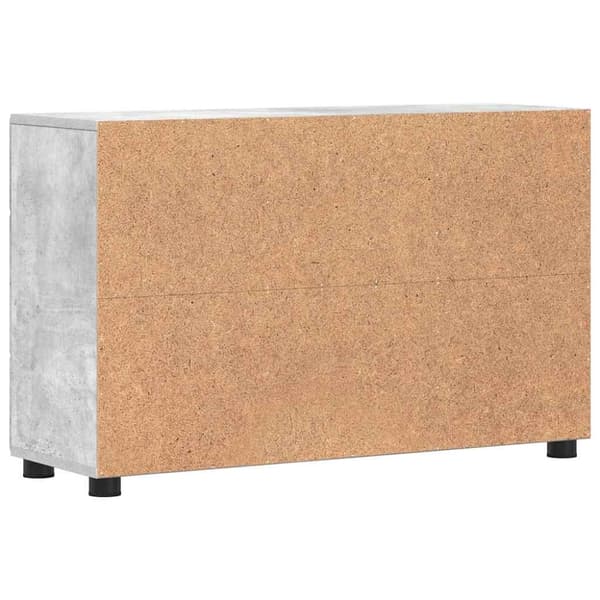 Sideboard FLORIN 88,5 x 30,5 x 55,5 cm Betonggrå