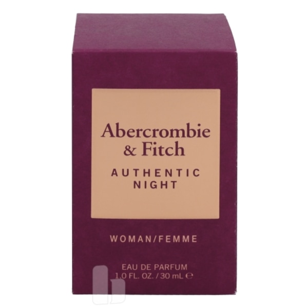 Abercrombie & Fitch Authentic Night Women Edp Spray 30 ml Dam