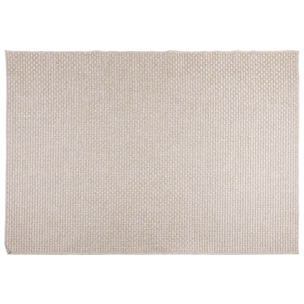 Områdesmattor Rektangulär FARO Kräm 170 x 120 cm Polyester