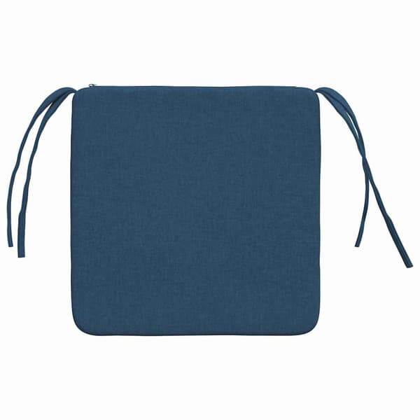 Sittkuddar 4 pcs Blå 40 x 40 x 3 cm tyg
