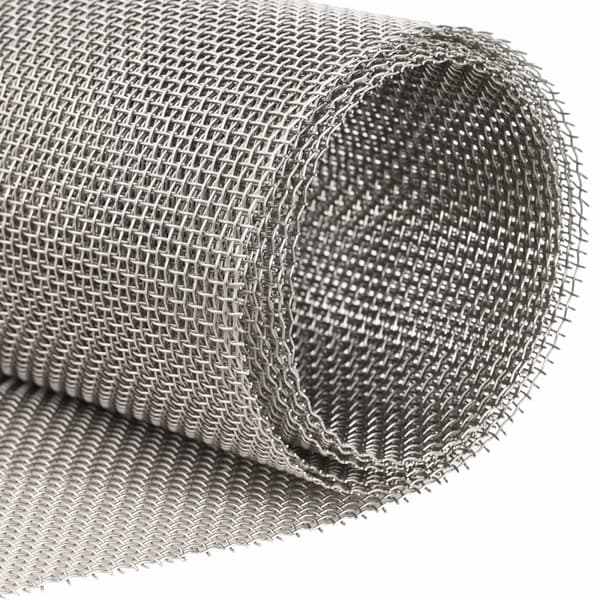 Nätduk 80 x 200 cm 8 Mesh Rostfritt stål 201 Silver